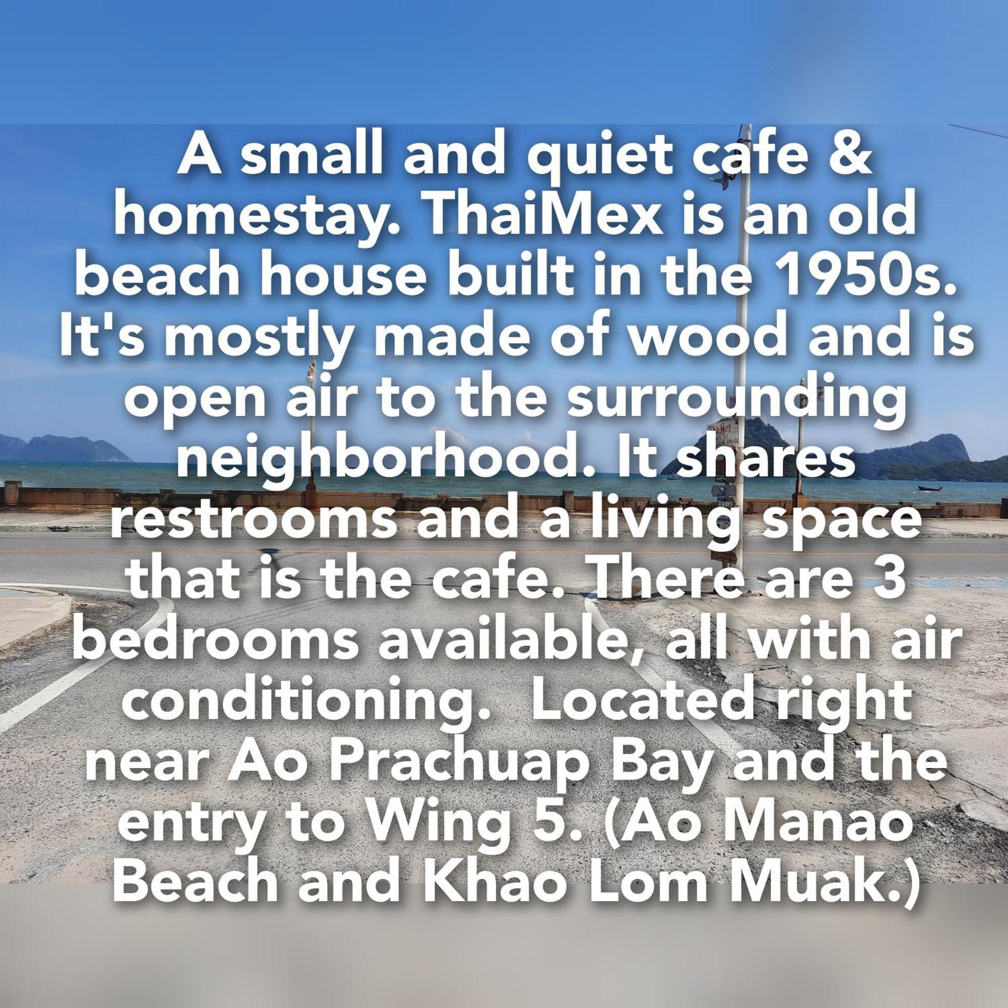 Thaimex Cafe & Homestay Backpackers- Adults Only Prachuap Khiri Khan Luaran gambar